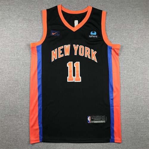 Knicks No. 11 Jalen Brunson Black City Edition