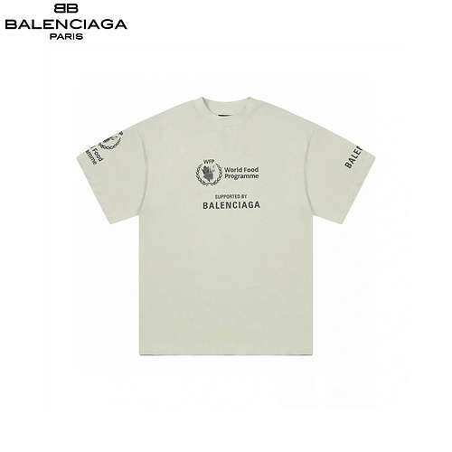 BLCGBalenciaga Food Plan LOGO stampato maniche corte