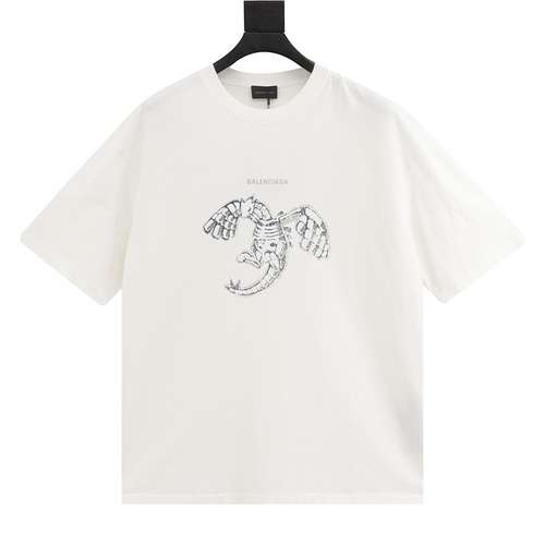 T-shirt a maniche corte con stampa drago BLCG Year of the Dragon