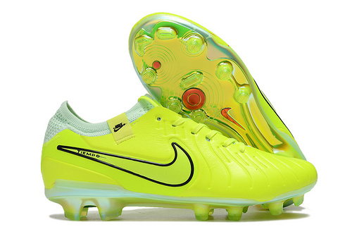 Arrival) Nike's new legendary 10th generation fully knitted FG football shoes NikeTiempo Legend 10 E