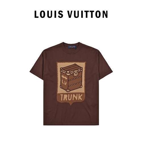 LVLouis Vuitton 24ss Fei Dong scrigno del tesoro in maglia jacquard a maniche corte