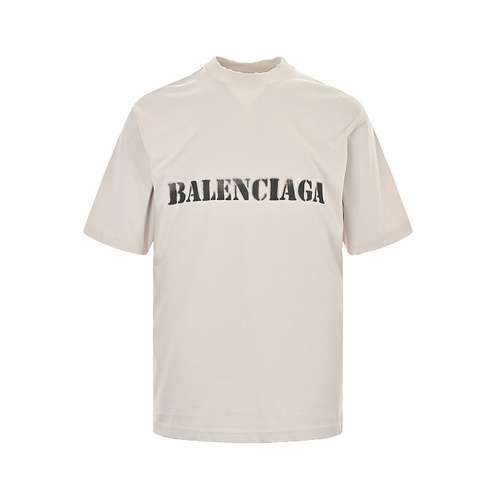 BLCGBalenciaga 24ss maniche corte con stampa di lettere sfocate