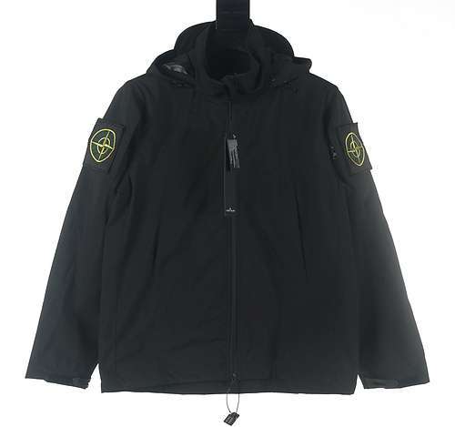 Giacca con zip con logo STStone Island Arm