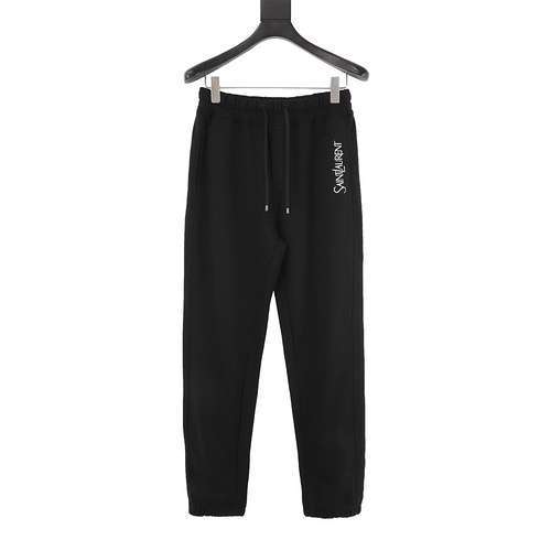 Pantaloni sportivi con logo ricamato SLPSaint Laurent