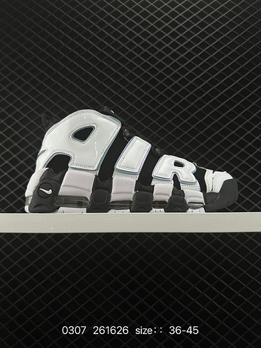 3 NK Air More Uptempo ’96 OG Pippen Big AIR Retro Basketball Shoes Cement Gray FB32- Inspired by the