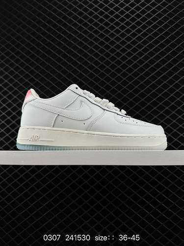 Nike Air Force 7 Air Force 1 AF sneakers sportive casual versatili con suola spessa e fondo basso Le