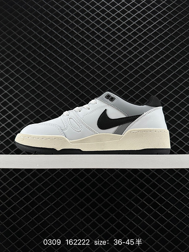 Nike FULL FORCE LO slam dunk series low-top casual sports skateboard shoes are made of soft cowhide 