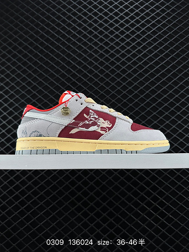 2 Nk Dunk Low "Year of the Dragon" Limited theme of the Year of the Dragon SB low-top casu