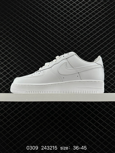 7 Nike Air Force '7 Air Force 1 Low-top Casual Sneakers "White, Blue, Green" The soft, ela