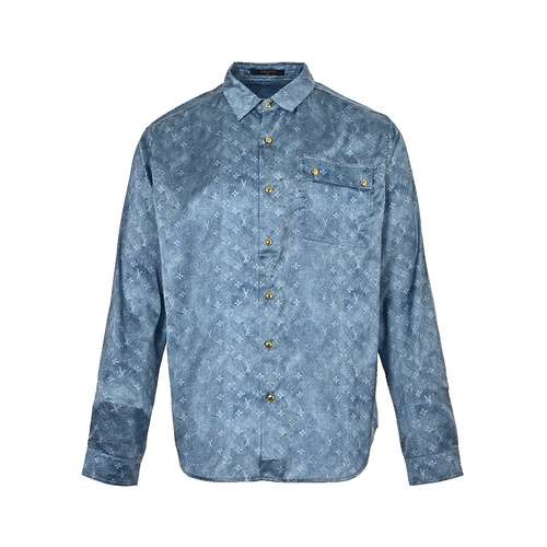 Nuova camicia con stampa all-over sfumata di LVLouis Vuitton