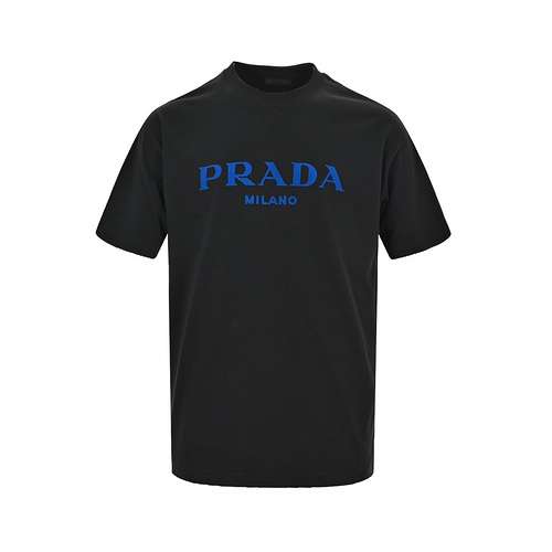 PRDPrada 24ss maniche corte con logo floccato