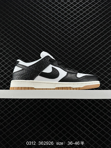 3 Nike Nike Dunk Low Sneakers Retro Skateboard Shoes Classic Sneakers. Made of natural leather, it's