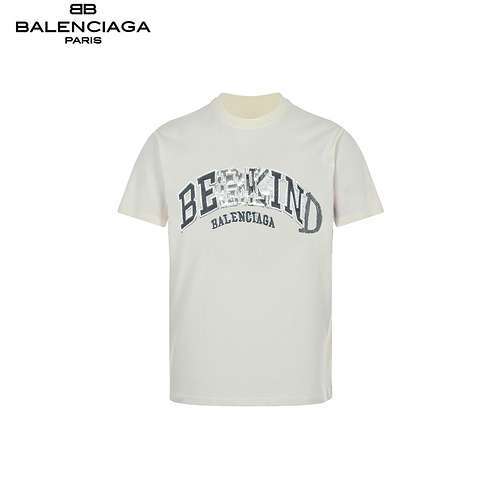 BLCGBalenciaga maniche corte con toppa lavata strappata