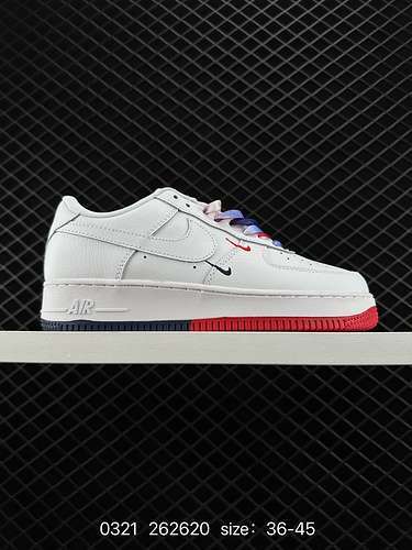 Nike Air Force Low Air Force 1 low-top versatile casual sports sneakers. The combination of soft, el