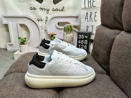 126DAdidas Adidas Originals Stan Smith Fiore verde Smith Suola spessa Adidas Originals Stan Smith Fi