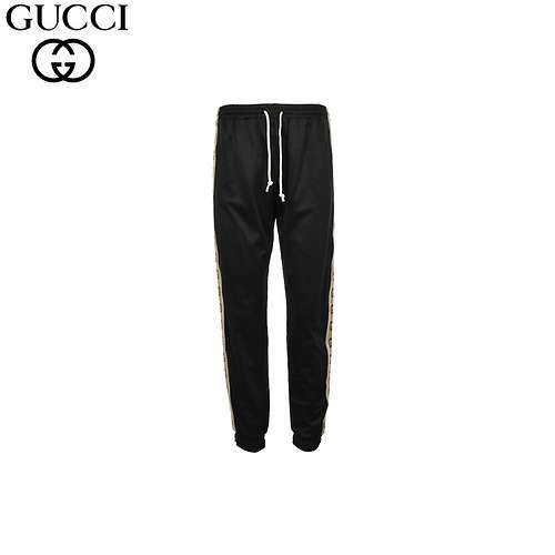 Pantaloni classici GCGucci 24FW con logo riflettente 3M