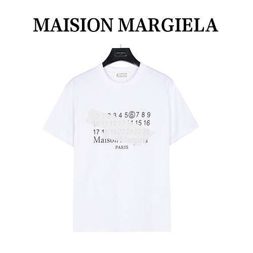 Margiela MM6 nuove maniche corte stampate con tape