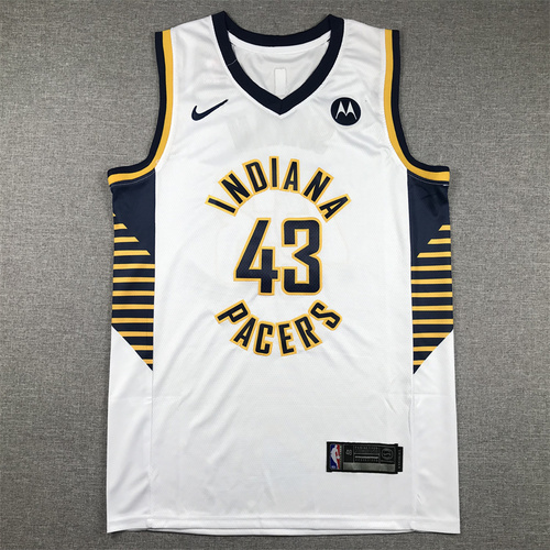 Pacers No. 43 Pascal Siakam White