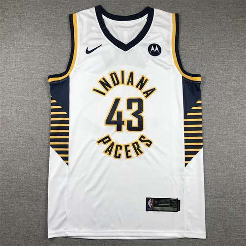 Pacers n. 43 Pascal Siakam Bianco