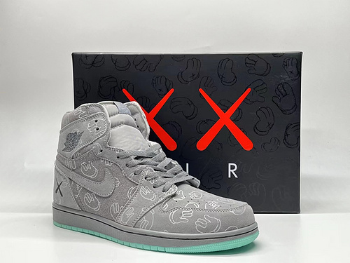 AJ1 customized cool gray 36~47.5 with half size