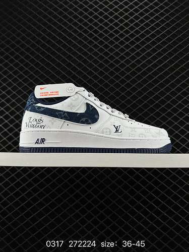 2 Nike Air Force Low Air Force 1 sneakers sportive casual versatili basse La combinazione di morbide