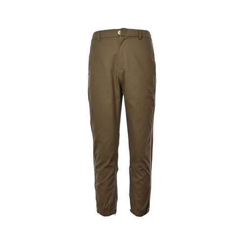 Pantaloni GCGucci in cotone retinato color kaki