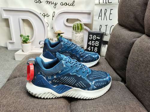 418D autentico Adidas AlphaBounce Beyond M Alpha LV cobranded modello branchia di squalo suola scarp