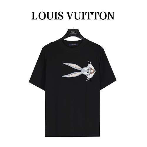 Tshirt a maniche corte ricamata di LVLouis Vuitton Bugs Bunny