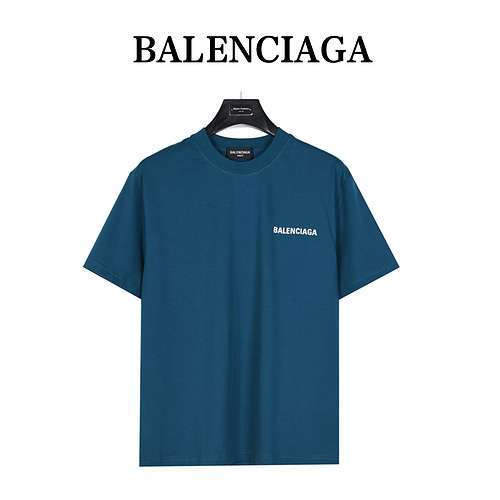 Balenciaga BLCG 24ss maniche corte con classica stampa di lettere davanti e dietro