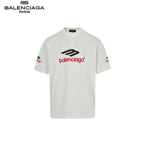 BLCGBalenciaga 24SS maniche corte M ricamate davanti e dietro