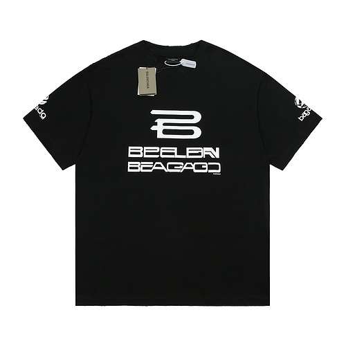 Tshirt con lettere sintetiche BLCG Balenciaga 24ss Ai di alta qualità