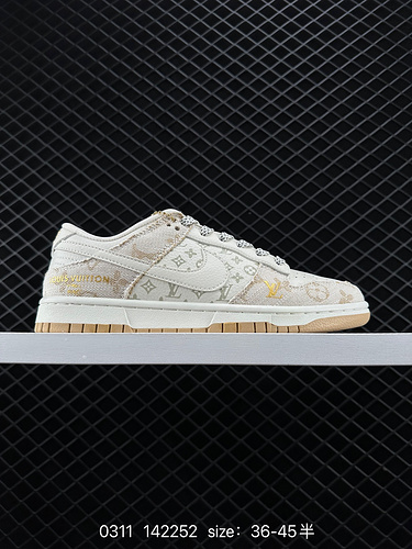 26 LV x Nike SB Dunk Low joint sports sneakers FC688-27 Size: 36 36. 37. 38 38. 39 4 4. 4 42 42. 43 