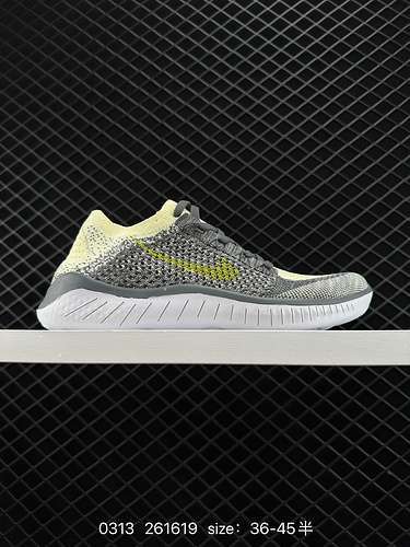 9 Nike FREE RN FLYKNIT Nike scarpe da corsa volanti a piedi nudi bianco polvere Codice articolo 9428