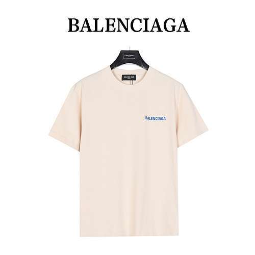 Balenciaga BLCG 24ss maniche corte con classica stampa di lettere davanti e dietro