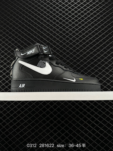 Nike Air Force Low Air Force 1 AF high-top versatile casual sports sneakers. Soft, elastic cushionin
