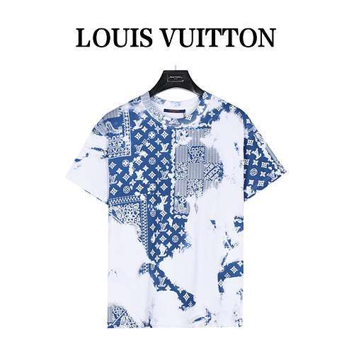 Tshirt a maniche corte della serie fiori di anacardi di LVLouis Vuitton