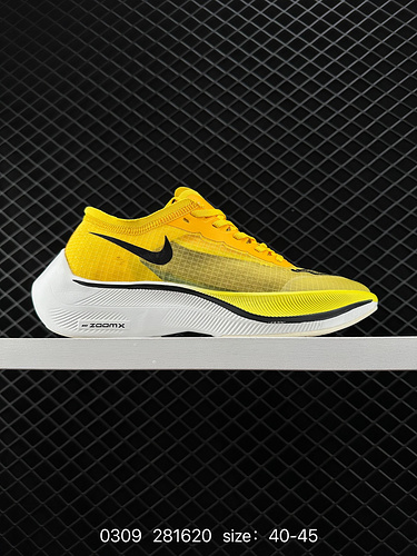 Nike NIKE ZoomX Vaporfly NEXT% "Volt" brand new next generation ultra-marathon sports runn