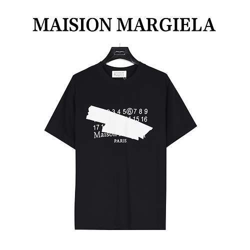 Margiela MM6 nuove maniche corte stampate con tape