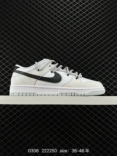 2. Customized with rope Off-White™ deconstructed style, Nike SB Dunk Low "Milk White/Pink/Smile