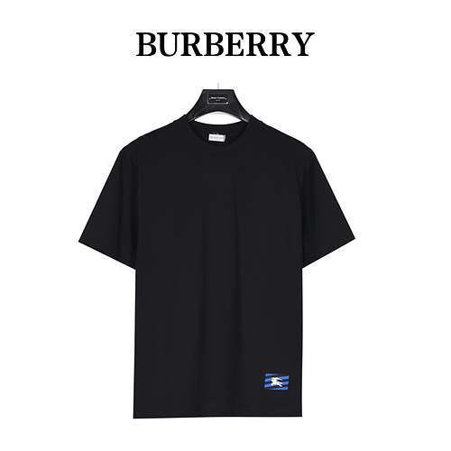 Logo Burberry BBR 24ss ricamato a maniche corte