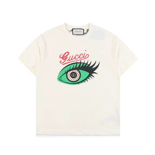 Maniche corte stampate in schiuma con logo GCGucci Eye