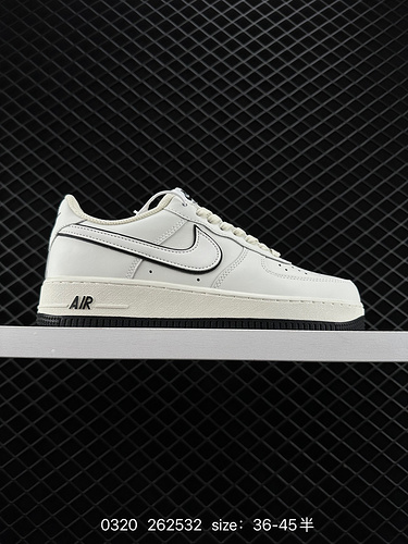 6 New product shipments, official popular customization, corporate-level Nike Air Force Low '7 white