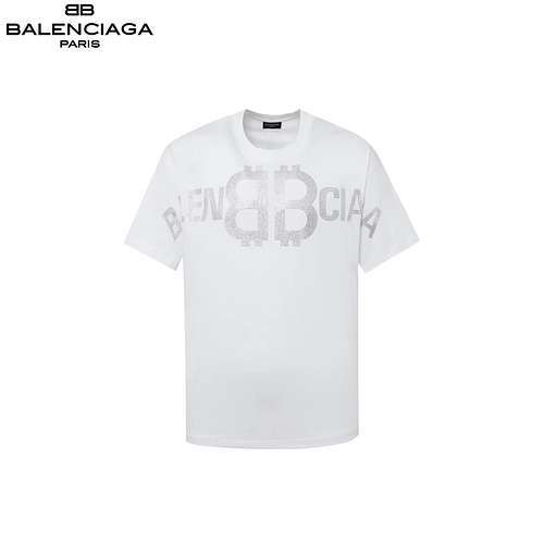 BLCGBalenciaga gradiente caldo diamante grande LOGO maniche corte