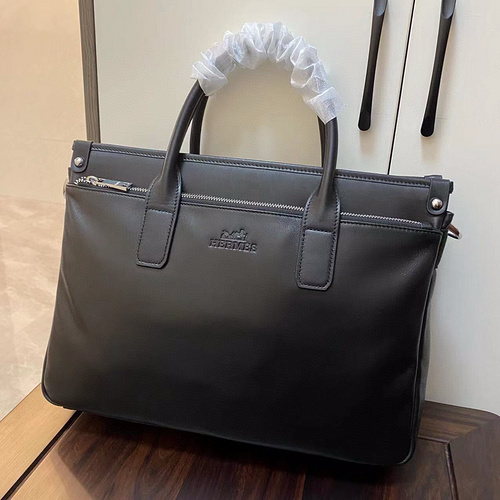 H Ai Ma men's briefcase, made of imported special grade original leather, high-end replica version, 