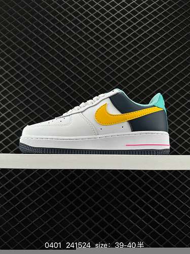 2 Nike Air Force Low Air Force 1 sneakers sportive casual versatili basse La combinazione di morbide