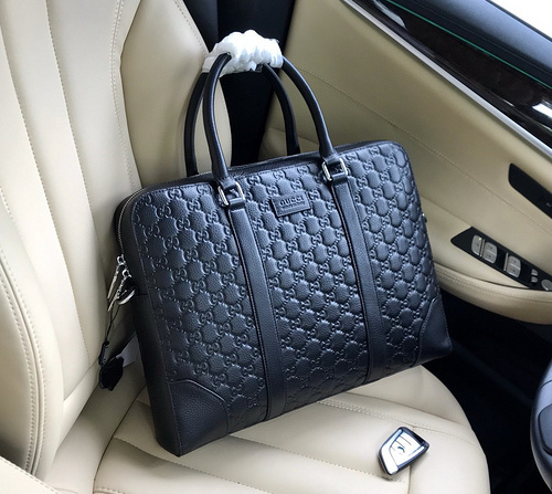 GG men's bag, GG briefcase, GG crossbody bag, made of imported original cowhide, high-end quality, d