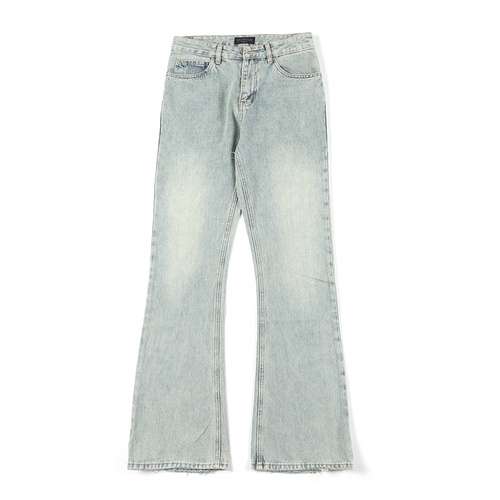 Jeans bootcut BLCG Balenciaga di colore azzurro