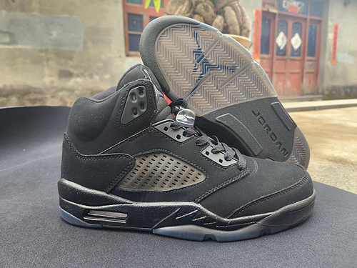 AIR JORDAN5 Jordan Dan 5th generation all black men's shoes 40---47