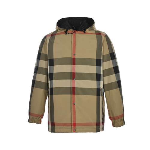 BBRGiacca reversibile a quadri grandi Burberry 21Fw