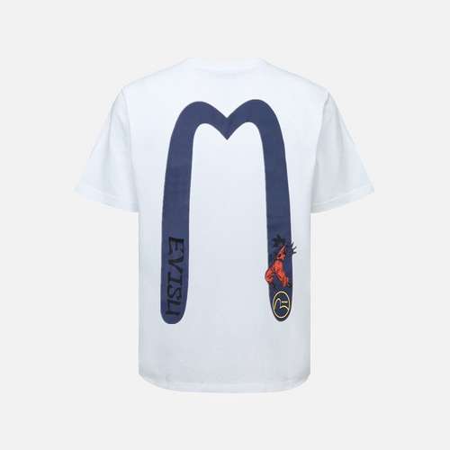 EVISU Lucky God x Dragon Ball Joint Series Goku Big M maniche corte stampate